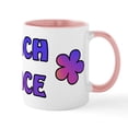 thumbnail image 2 of CafePress - Teach Peace - 11 oz Ceramic Mug - Novelty Coffee Tea Cup, 2 of 6