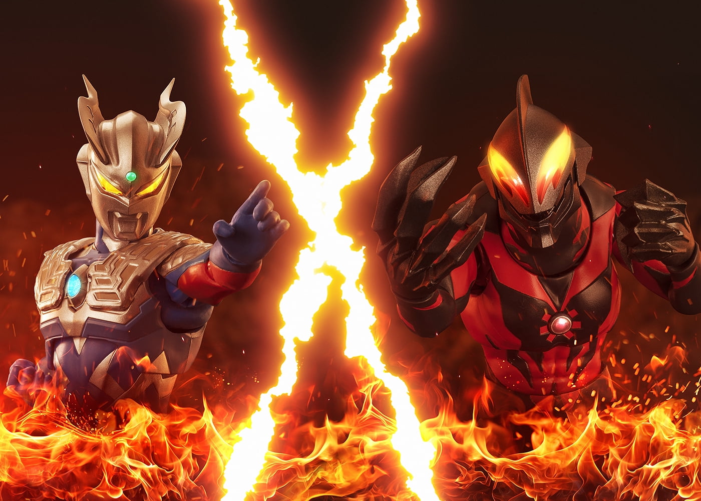 Tamashii Nations - Mega Monster Battle - S.H.Figuarts - Ultraman Belial (Darkness Heels Ver.) Action Figure