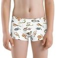 thumbnail image 5 of Yiaed Snake Print Boys' Boxer Briefs Cotton Casual Stretch Comfort Boys Boxers - Kids Boxer Briefs Underwear for Boys (6-18)-Large, 5 of 5