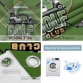 thumbnail image 2 of Fsddascl Golf Club Green Blackout Curtains for Bedroom/Living Room, Thermal Insulated Kitchen Curtains, Abstract Vintage Golf Sports Grommet Darkening Window Treatment Drapes 27.5"x39"x2, 2 of 6