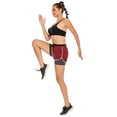 thumbnail image 2 of 2-in-1 Women Casual Cotton Yoga Shorts Mini Hot Pants Sport Leggings for Running Activewear Workout Exercise Athletic Jogging, 2 of 8