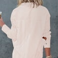 thumbnail image 6 of Mohiass Womens Striped Button Down Shirts Classic Long Sleeve Stylish Collared Office Work Blouses Tops without Pocket Pink L, 6 of 8