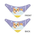 thumbnail image 6 of Kll Corgi Washing In Bathtub Dog Bandanas,Triangle Reversible Pet Scarf For Small Medium Large And Extra Large Dogs-Large, 6 of 8