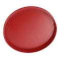 thumbnail image 1 of Plateau à Thé en Bois Vin Rouge Rond Plaque à Thé Verte Plaque de Service pour Maison de Thé Épais et Durable, 1 of 8