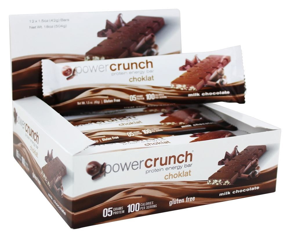 Power Crunch Protein Energy Bar, Milk Chocolate, 5g Protein, 12 Ct