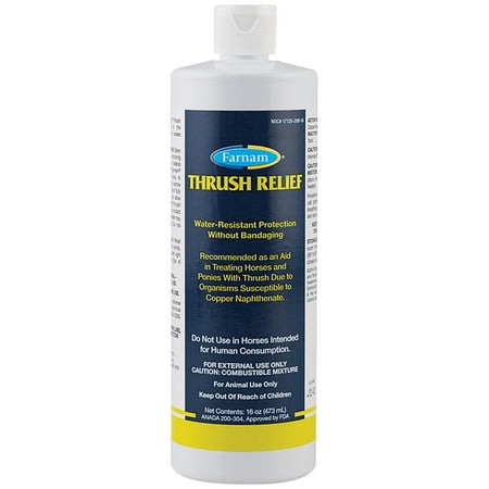 UPC: 0086621027374 | Farnam Thrush Relief Thrush Treatment Aid in Horses and Ponies Brown 16 Ounces
