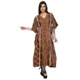 thumbnail image 3 of Moomaya Kaftan de Plage, Paréo de Bikini, Robe Longue Maxi Caftan pour Femmes, 3 of 6