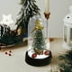 thumbnail image 1 of Adorno LED para árbol de Navidad | Mini árbol de Navidad decorativo luminoso de sobremesa | Cúpula única de bola de nieve iluminada | Decoración de mesa de invierno para casas de vacaciones - 1 pieza, 1 of 6
