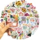 thumbnail image 2 of Paquete de pegatinas estéticas florales impermeables, 50 unidades, 2 of 2