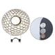 thumbnail image 1 of Marcadores de Pelota de Golf Señoras Mujeres Magnético Moneda Bola Marcador Golf Sombrero Clip Divot Herramienta Fácilmente Conecte a Hat Caps Belt Gl Plata de cuadrícula Soledad Marcador de pelota de golf, 1 of 5