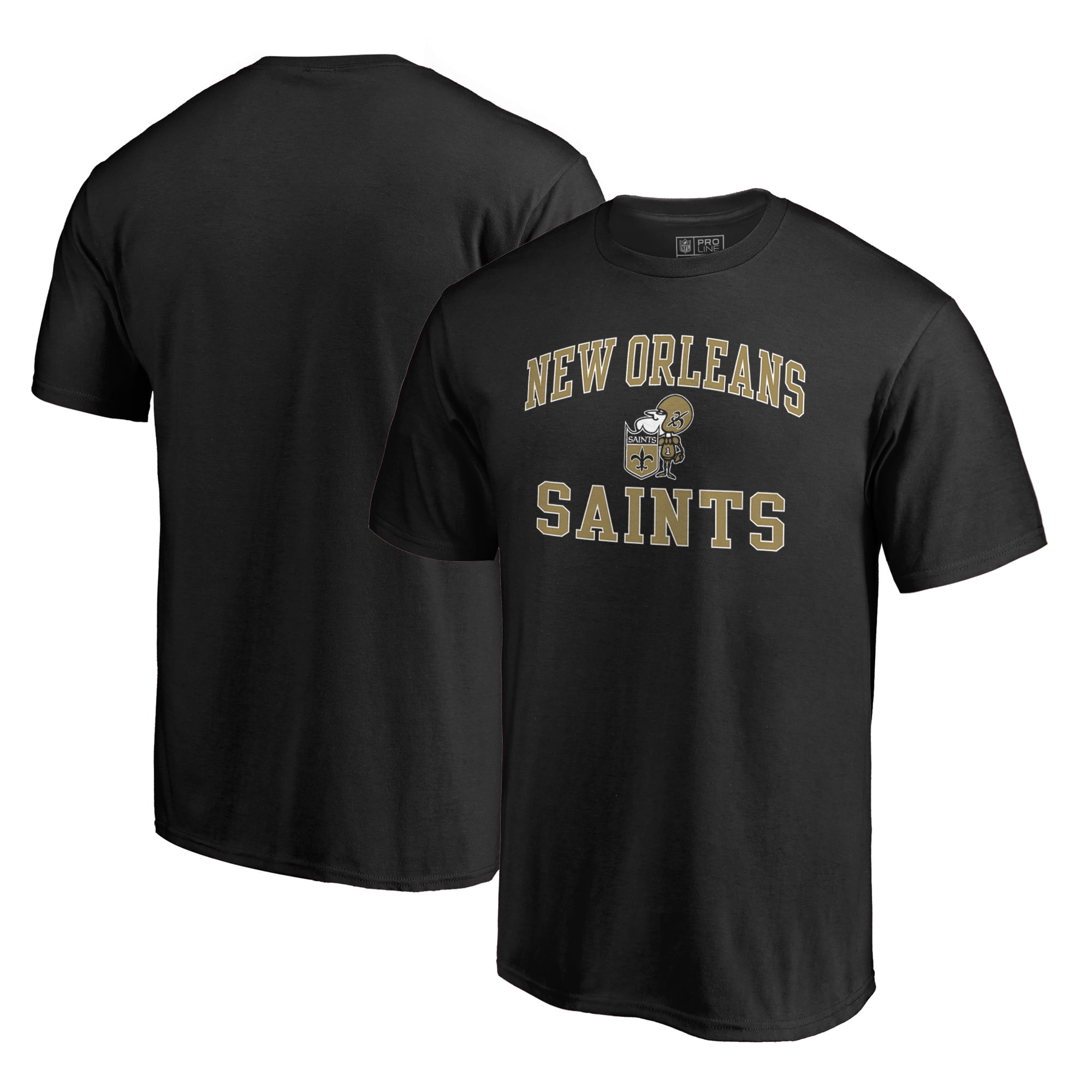 retro new orleans saints t shirt