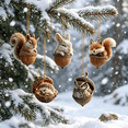 thumbnail image 5 of Torqee Animals Ornaments Forest Animal Decoration Christmas Tree Charm Multicolor 5 Piece One Size, 5 of 5