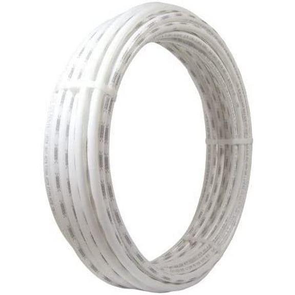 SharkBite PEX Tubing U855W100 - 3/8 In. 1/2 O.D. - 100 Ft, White