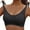 Black, variant on XFLWAM Sports Bras for Women No Underwire Comfortable Everyday Bra Full Coverage Push Up Bra Soft Support Sports Bra For Seniors