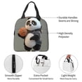 thumbnail image 4 of Disketp Cartoon Pandas Basketball Bolsa Térmica para Almuerzo para Hombre y Mujer, Ideal para Trabajo, Senderismo y Picnic, 4 of 8