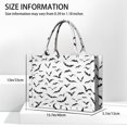 thumbnail image 3 of Large Capacity Tote Bag,Black Halloween Bats Handbag Fashion Luxury Tote Bag,15.7"x13"x 5.1" Inches,Laptop Compatible, 3 of 6