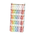 thumbnail image 1 of Organizador de juguetes de peluche para colgar en la pared, hamaca de red para el baño Multicolor, 1 of 9