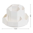 thumbnail image 3 of Rotating Pen Holder Pencil Organizers,9 Slots 360-Degree Pencil Pen Desk Organizers, Desktop Organizers (White), 3 of 8