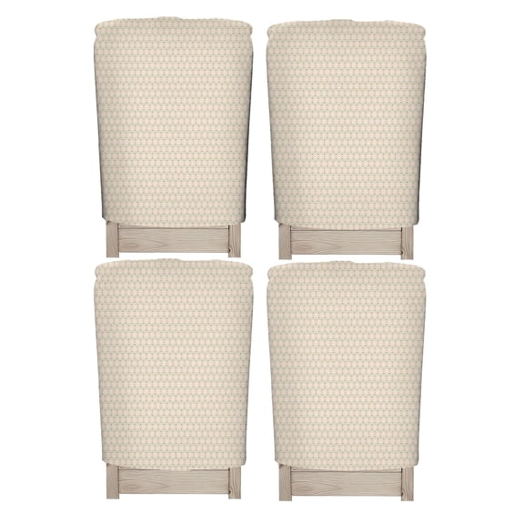 SIGNBLOC 1 Pack Dining Chair Back Covers, Stretch Chair Back Protectors for Home Kitchen Restaurant Decor