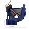 thumbnail image 2 of DENEST 90° Right Angle 4'' Jaw Welder Welding Molding Corner Clamp 2.13in Jaw Opening, 2 of 12