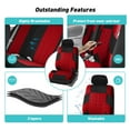 thumbnail image 4 of FH Group Travel Master Universal Seat Covers Fit For Car Truck SUV Van, Comfortable, Non-Slip Backing, Easy to Install  - Front Set, 4 of 5