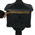 thumbnail image 4 of Cast Aluminum Mail Box,Postal Box , Mailbox Color Black, 4 of 6