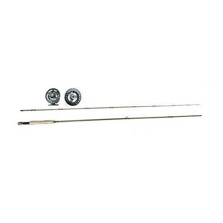 - KUFA Sports 9' Graphite Fly Fishing Rod (2-Section, Line Weight #5/6) & Casted Aluminum Fly Reel with Extral Spool Combo KFL9256+FR56(S)