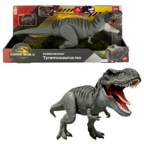 Jurassic World Rebirth Power Devour Tyrannosaurus Rex Dinosaur Figure, Constant Chomp Lights & Sound