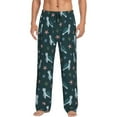 thumbnail image 2 of Picia Cute Turtle Mens Soft Woven Cotton Elastic Waistband Sleep Pajama Pant Lounge Sleep Pant With Pockets And Drawstring-Small, 2 of 9