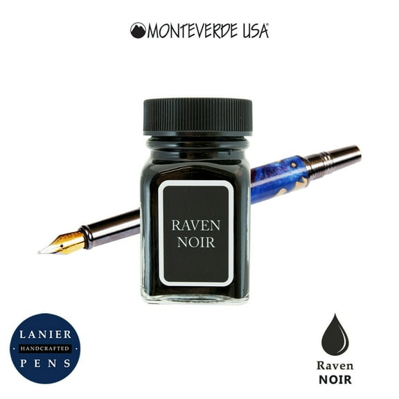 Monteverde Ink Bottle - Raven Noir