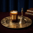 thumbnail image 6 of Hosley Set of 4, 11.75 inch Diameter, Gold Plastic Decorative Charger Plates, 6 of 6