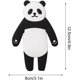 thumbnail image 2 of Gancho magnético para nevera, bonitos ganchos magnéticos para nevera, bonito soporte para llaves de oso pardo o panda, ganchos flexibles multiusos para guantes, llaves, baño, 2 of 5