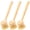 3PCS Long Handle Brushes, variant on AEVXKHI Natural Bamboo Dish Scrub Brush Set, 5 Pack Kitchen Dish Cleaning Brushes, Wooden Handle Brush with Sisal Fiber, Suitable for Dishes, Pans, Pot and Other Utensils