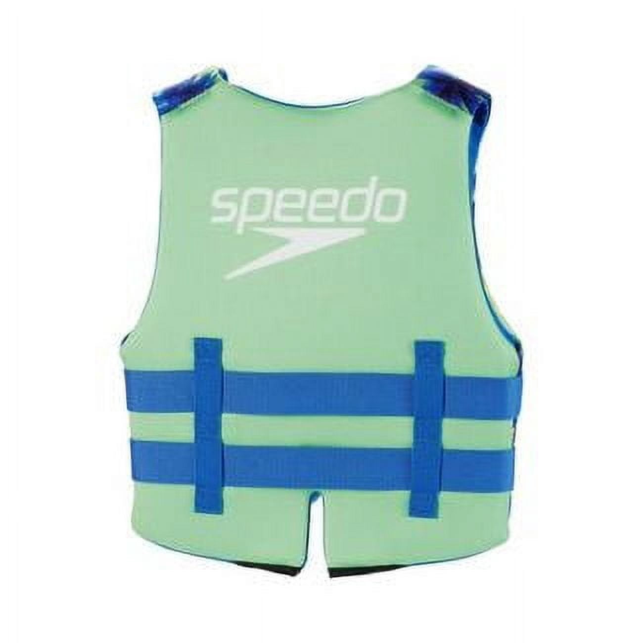 Speedo Kids' Guard Approved Life Jacket Vest Blue Tie-Dye for