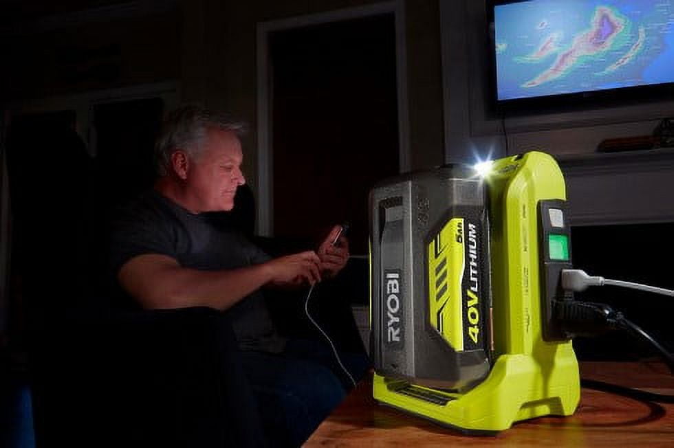 Ryobi 40V 40V 300-Watt Continuous Power Inverter, Lightweight