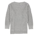 thumbnail image 2 of Eileen Fisher Womens Ballet Neck Box-Top Pullover Sweater, Grey, Plus Size, 2X, 2 of 2