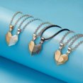 thumbnail image 5 of Solid Black Couple's Magnetic Attraction Necklace, 5 of 5