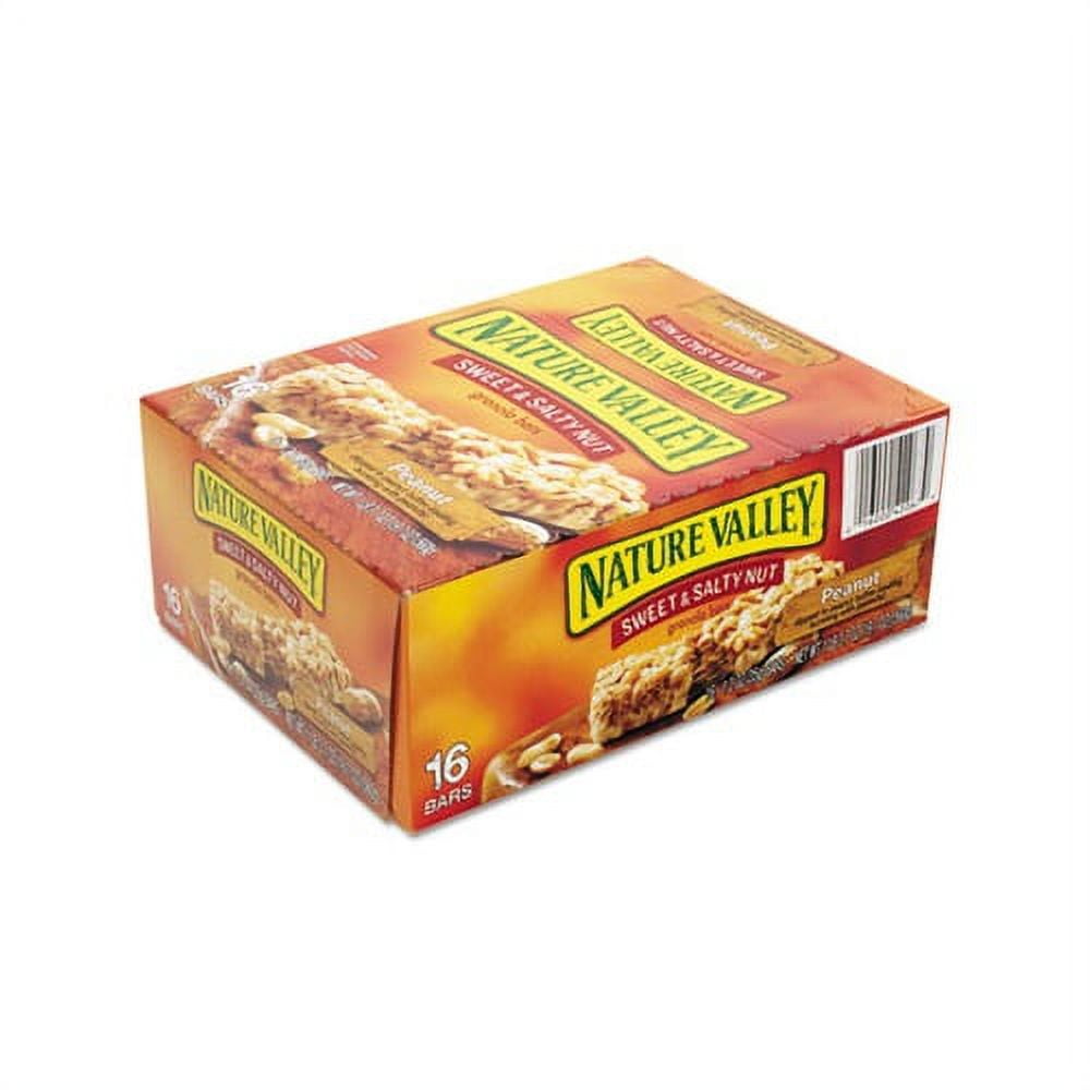 Granola Bars Sweet and Salty Nut Peanut Cereal, 1.2 oz Bar, 16/Box
