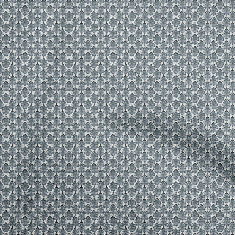 oneOone Viscose Jersey Gray Fabric Asian Ornamental Diy Clothing Quilting  Fabric Print Fabric By Yard 60 Inch Wide