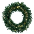 thumbnail image 4 of Vickerman 24" Douglas Fir Artificial Pre-Lit Wreath, Warm White 3mm Low Voltage LED Wide Angle Lights., 4 of 6
