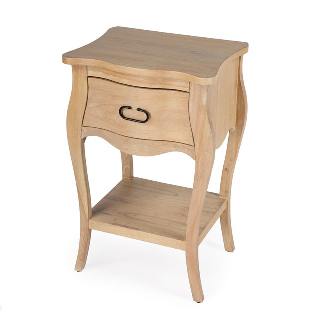 Butler Specialty Company Rochelle 1 Drawer Wood Nightstand - Natural Brown