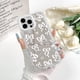 thumbnail image 3 of Compatible with iPhone 12/12 Pro Case Cute Mirror Bowknot Love Heart Pattern for Girls Ribbon Design Shockproof Protective Phone Case, 3 of 5