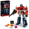LEGO Icons Optimus Prime 10302 Transformers Figure, Collectible 2-in-1 Robot and Truck Model Building Kit for Adults, Great Gift Idea