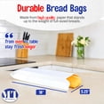 thumbnail image 3 of MT Products White Paper Bread Bags 5.25" x 3.25" x 18" Fold Top - Pack of 50, 3 of 11