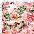 thumbnail image 2 of Kittens Cats Pink Flowers Butteflies Pattern Premium Roll Gift Wrap Wrapping Paper, 2 of 7