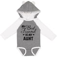 thumbnail image 3 of Inktastic My Best Friend is My Aunt with Hearts Boys or Girls Long Sleeve Baby Bodysuit, 3 of 5