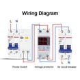 thumbnail image 4 of Protector contra sobretensiones de voltaje ajustable Wdftyju SVP-916 40A Libre de BPA, 4 of 5