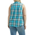 thumbnail image 2 of Lee® Women's Plus All Purpose Sleeveless Shirt, 2 of 4
