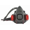 Honeywell North Half Mask Respirator,Black,S Mask Size HM501TS