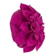 thumbnail image 4 of Fennco Styles Handmade 3D Heart-Shaped Petals Flower Decorative Throw Pillow Cover 13 Inch Round - Magenta Floral Pillow Case for Couch, Home Décor, Bedroom Décor and Holiday, Housewarming Gift, 4 of 8